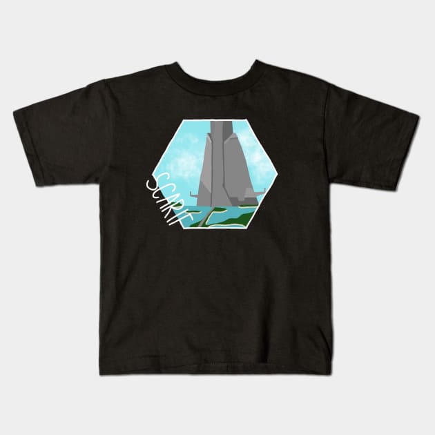 island planet Kids T-Shirt by basicallyamess